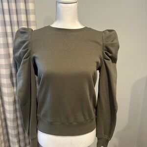 Rebecca Minkoff green sweatshirt